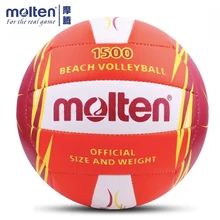 Officail – balle de Volley-Ball de plage en cuir PU, taille 5 Molten V5M, Original, doux au toucher, 1500