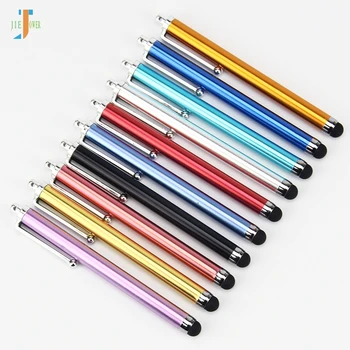 

1000pcs/lot Universal Colourful Metal Straight Stylus Touch Pen for IPhone IPad Cell Phone Tablets Samsung Galaxy HTC Wholesale