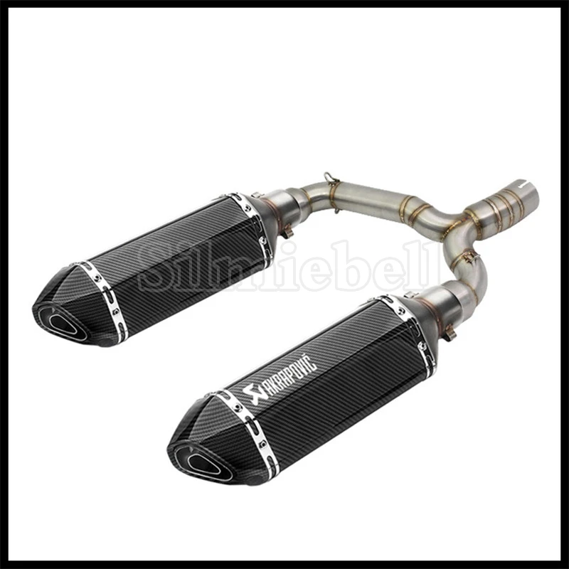 Для Suzuki GSR400 GSR600 BK400 BK600 GSR 400 BK 600 Akrapovic выхлопная труба мотоцикла с мото глушитель
