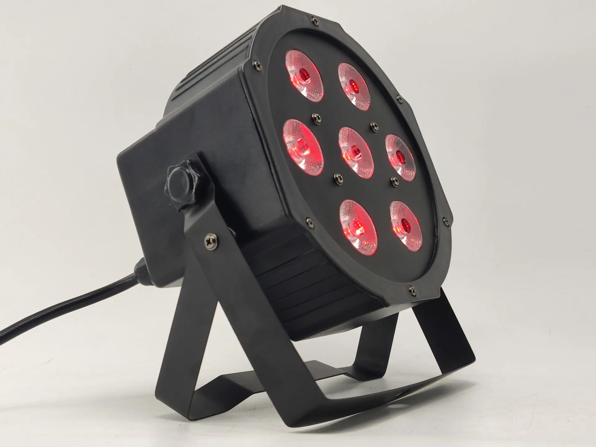 24 шт./7X12 Вт RGBW led Par light dmx 8CH led мыть свет профессиональное студийное диджейское оборудование