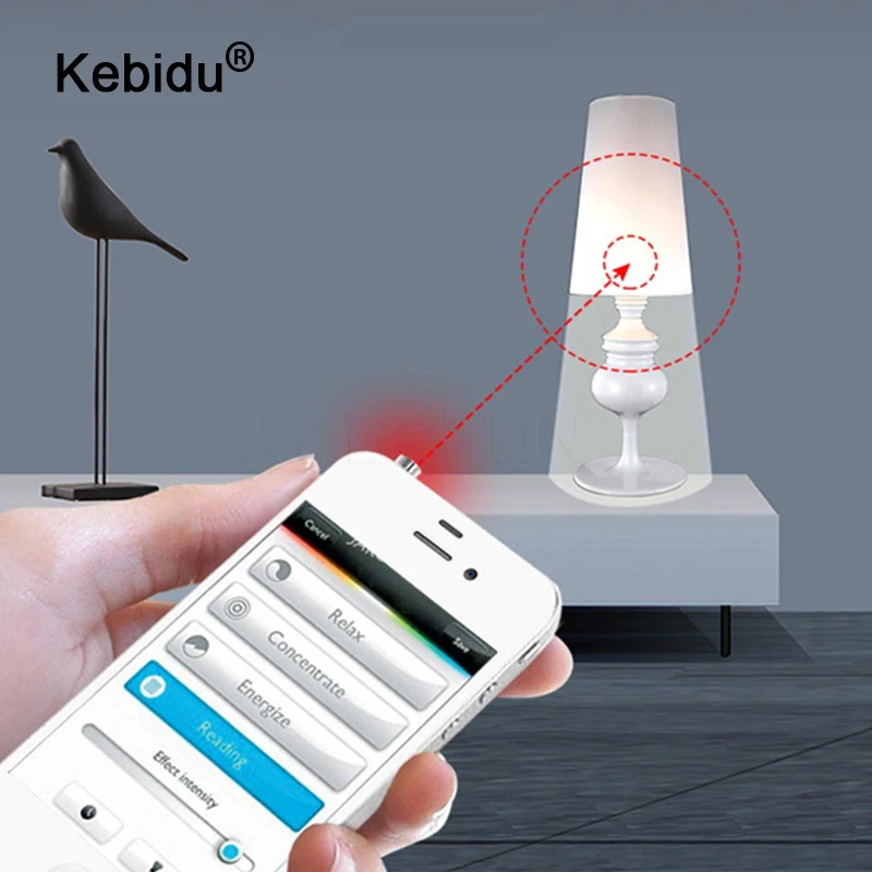 

kebidu Hot Luxury 3.5mm IR Smart Remote Control Switch Controller Dust Plug For IPhone For IOS Air Conditioner/TV/DVD