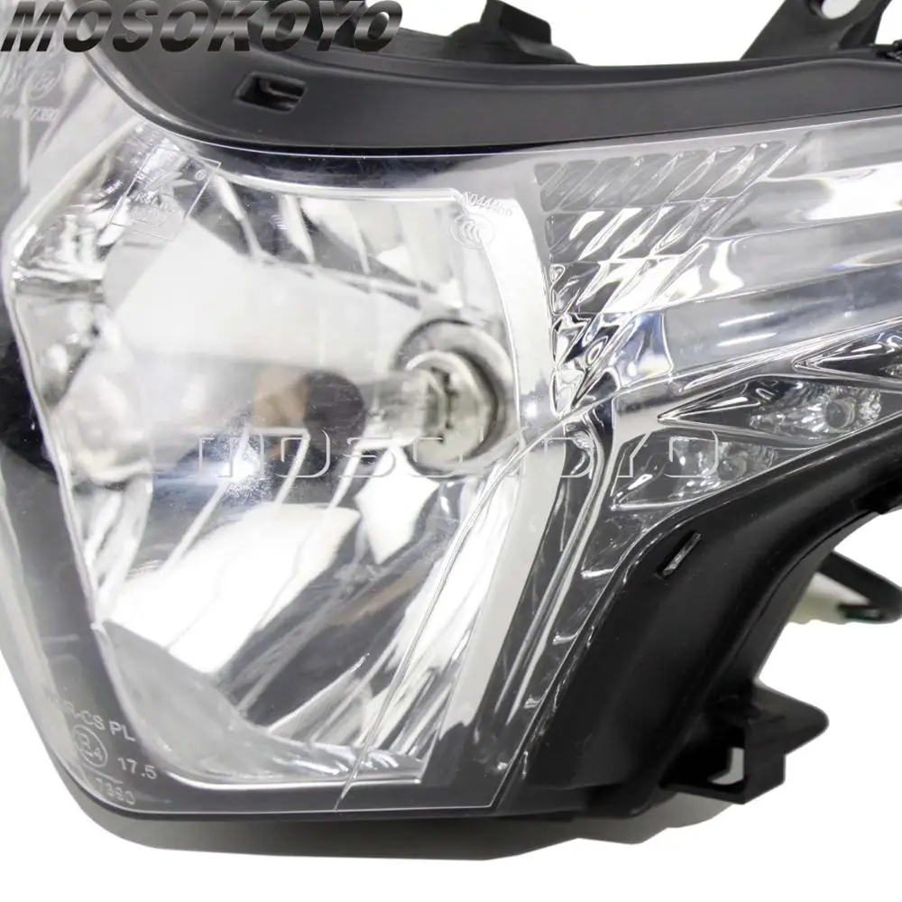 Для Honda CBR250R 2008-2013 EMARK головной светильник H4 12 в 60/55 Вт передний светильник 18 шт. боковой Светодиодный дневной ходовой светильник Hi/Lo луч фара