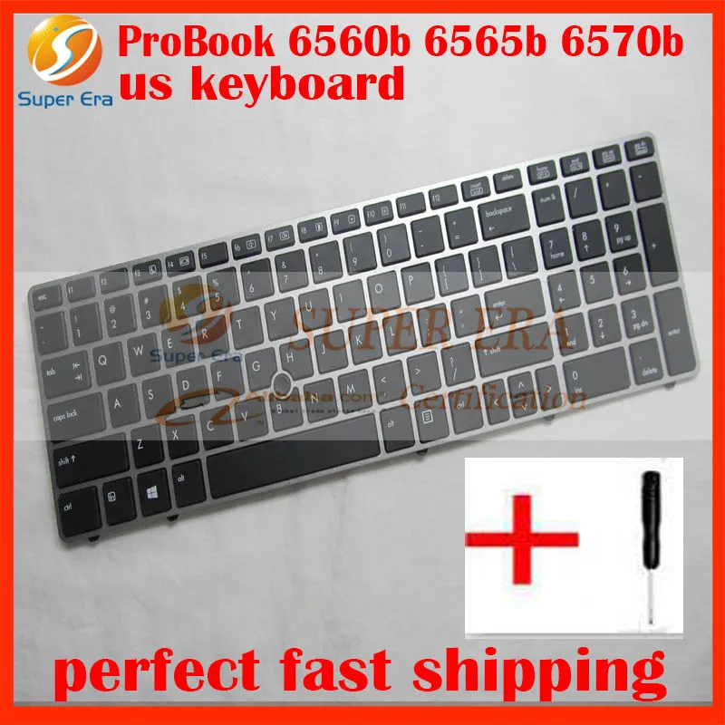 

new original US keyboard for HP ProBook 6560b 6565b 6570b US keyboard USA keyboard