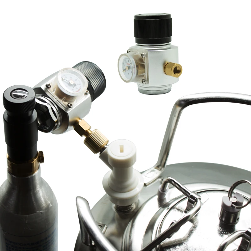 Homebrew газовый регулятор CO2 мини-Регулятор 0-60 фунтов/кв. дюйм пиво Kegging оборудование 3/" и 5/8" резьба