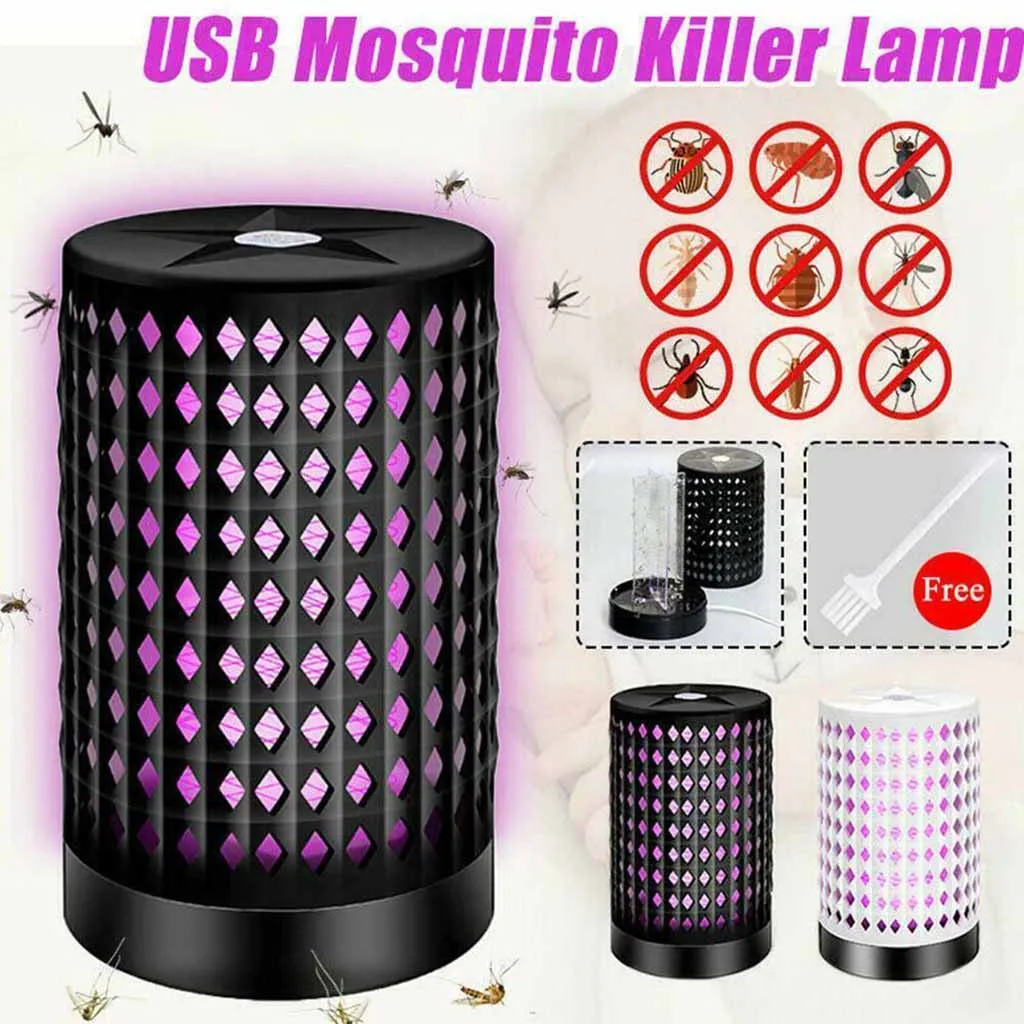 Москитная лампа-убийца USB электрическая Москитная лампа для уничтожения на открытом воздухе муха Жук Насекомое ловушка креативный