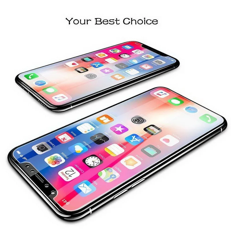 10 шт. закаленное стекло на iPhone 8 Plus X XS MAX XR Защитная пленка для экрана iphone 6 6S 7 4 4S 5 5S