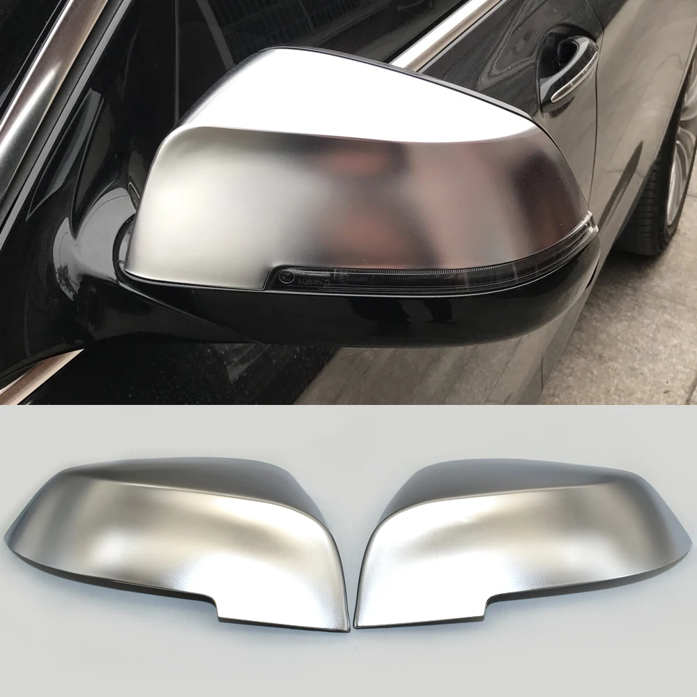 

Matt Chrome Mirror Cover Rearview Side Mirror Cap For BMW 1 2 3 4 series F20 F30 F31 F21 F22 F23 F32 F33 F34 F35 X1 E84