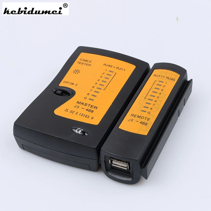

kebidumei Networking Tool RJ11 RJ45 USB Network Cable Wire Tester Ethernet LAN Network Tester Detector Tracker New Arrival