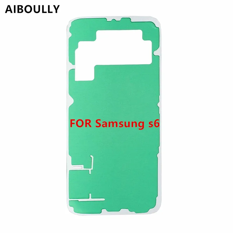 AIBOULLY оригинальная задняя панель клейкая для Samsung Galaxy S6/G920 G920F Версия крышка