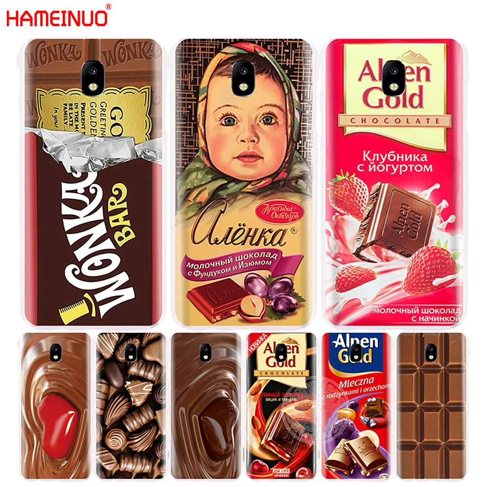 

HAMEINUO alenka bar wonka chocolate cover phone case for Samsung Galaxy J3 J5 J7 2017 J527 J727 J327 J3 Prime J330 J530 J730