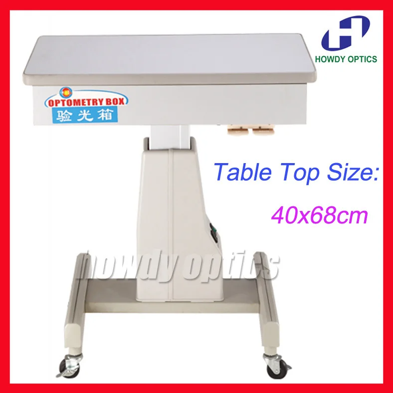 Lifting Optical Eyeglass Motorized Instrument Electric Table New Ophthalmic Work Stand Shop Elevating Table,Optometry Lift Optometry Mobile Optometry Lift Table 