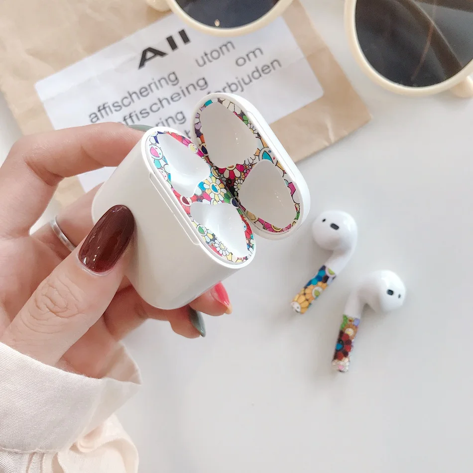 Для AirPods случае 3D мультяшный наушник чехол для Apple Airpods 2 забавные интимные аксессуары защитную крышку с палец кольцо ремень - Цвет: B12