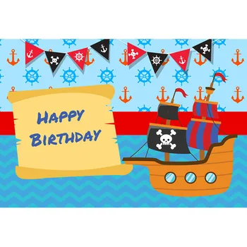 

Thin Vinyl Photography Background Sea Adventure Kids Birthday Backdrop Photo Studio Shoot Prop Baby Shower Wedding Newborn Kit