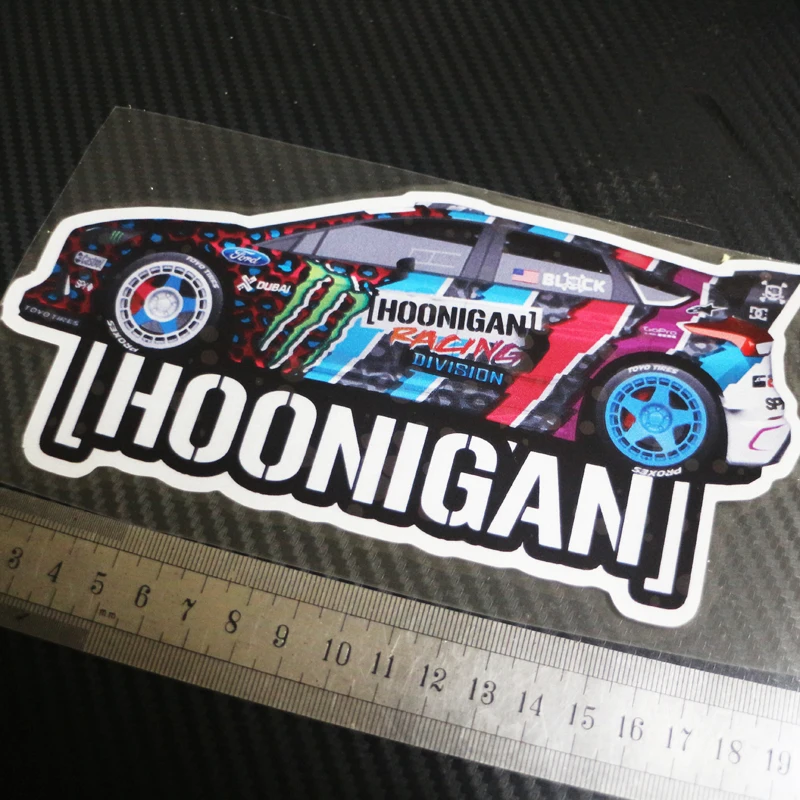 

1PCS CAR Styling Sticker Decals for Hoonigan Kenblock Reflective sticker