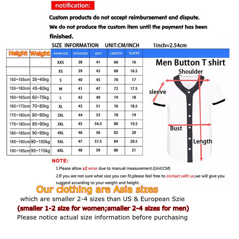 Custom Baseball Shirt DIY Custom tshirt your Brand Logoown designPhoto 3D Print Unisex Streetwear Hip Hop Baseball Team Jersey (7)