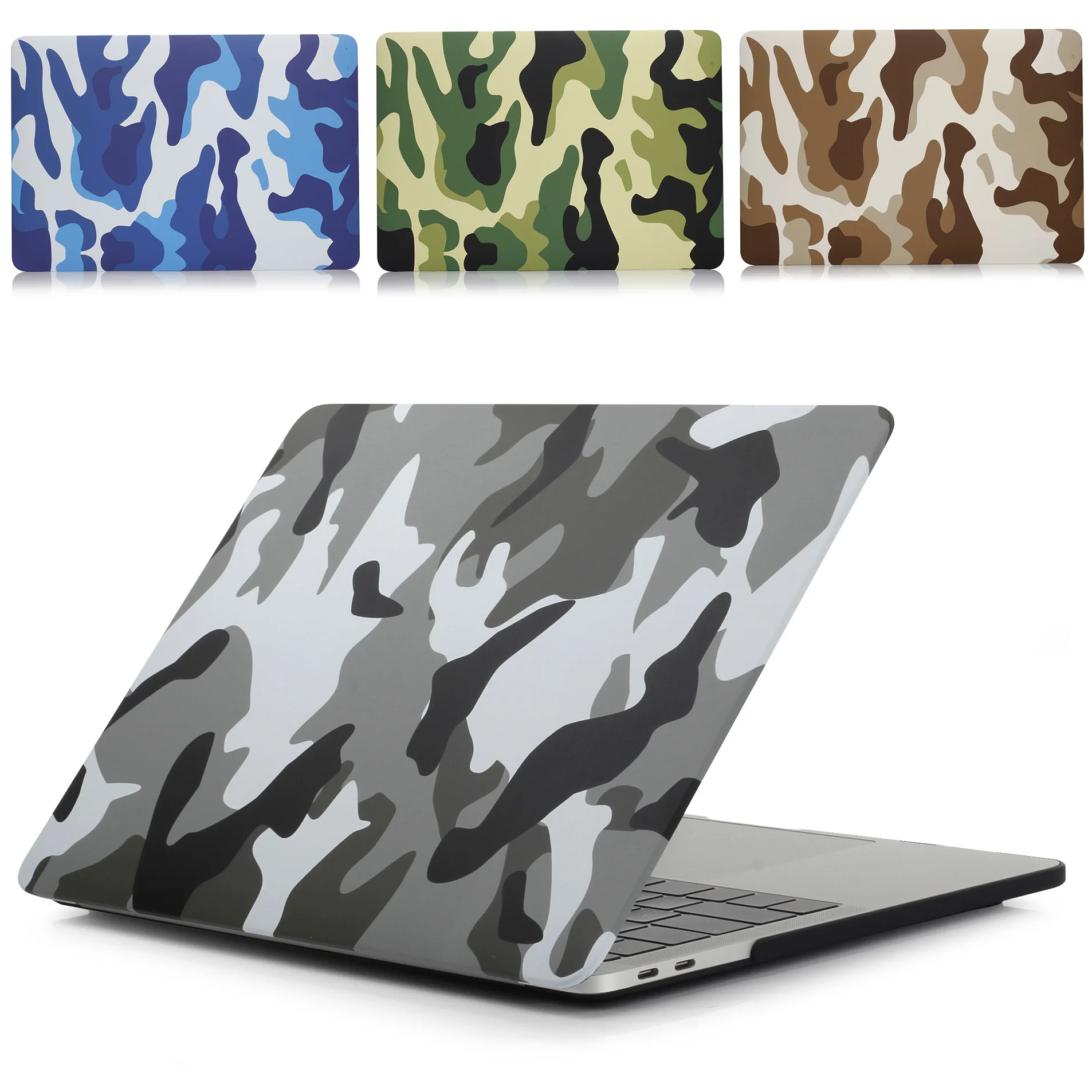 Повседневные камуфляжные чехлы для ноутбуков Apple MacBook new Air 11 13 Mac New Pro Retina 12 15
