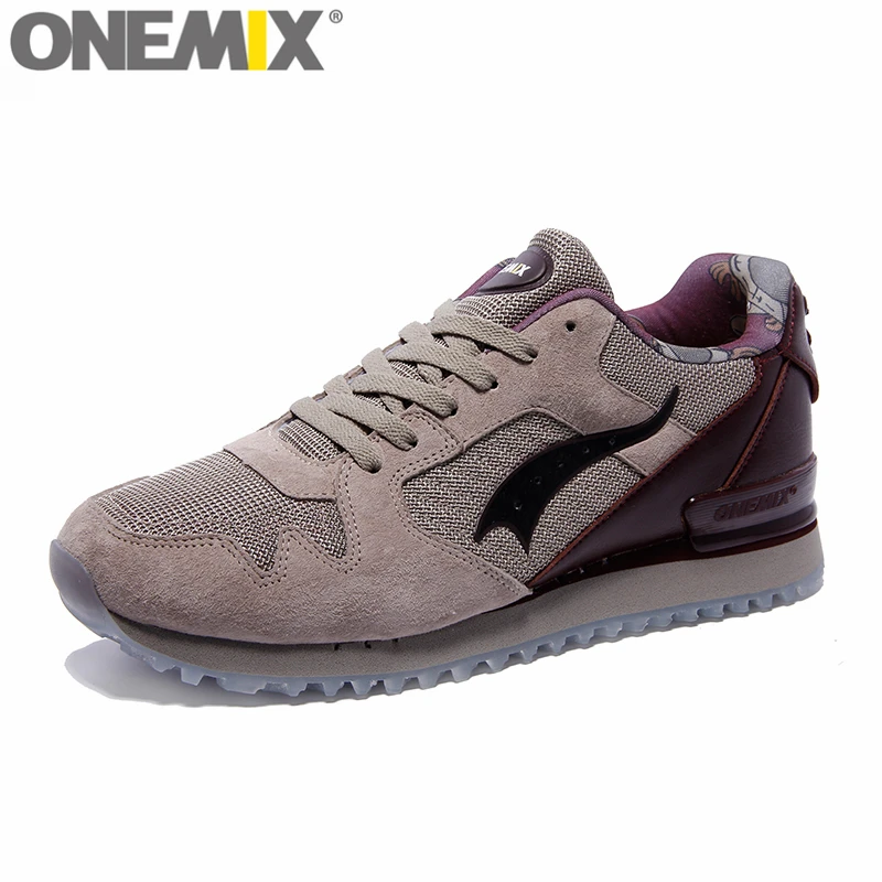 

ONEMIX Men Casual Running Trainers Women Skatborading Sneakers Lightweight Retro Shoes Fashion Tennis Shoes