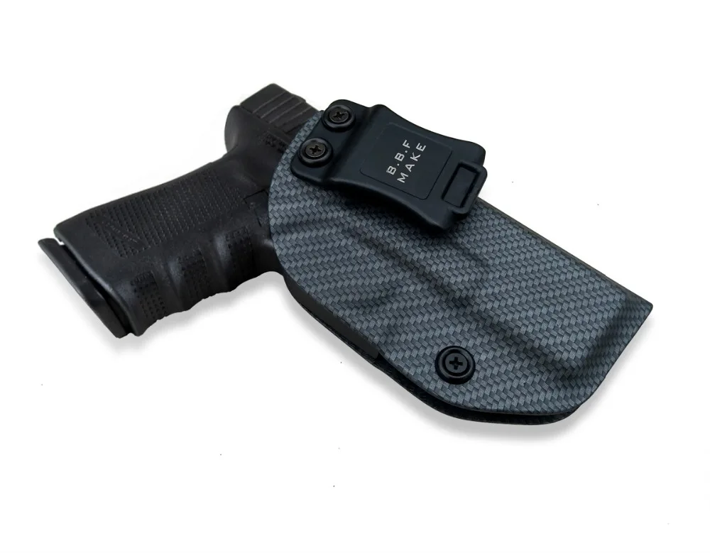 IWB/OWB тактическая кобура из углеродного волокна KYDEX пистолет Glock 19 17 25 26 27 28 43 22 23 31 32 33 внутри скрытый чехол для пистолета