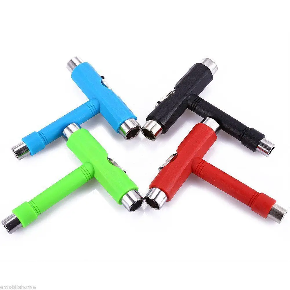 

Roller Skate Skateboard Longboard T Shape Board ATB Tool Allen Key Multi-Function Universal Color Useful Screwdriver Socket Aug