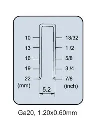 Воздушный степлер J422-C пневматический узкий степлер 4 мм U стиль, длина ногтей: 10-22 мм 4-7BAR 60-110psi
