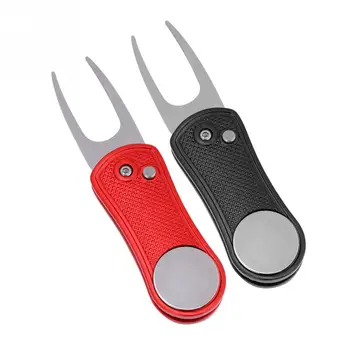 

Foldable Divot Repair Tool Pitch Fork Putting Green Repair Kit Pitch Groove Cleaner Training Accessories