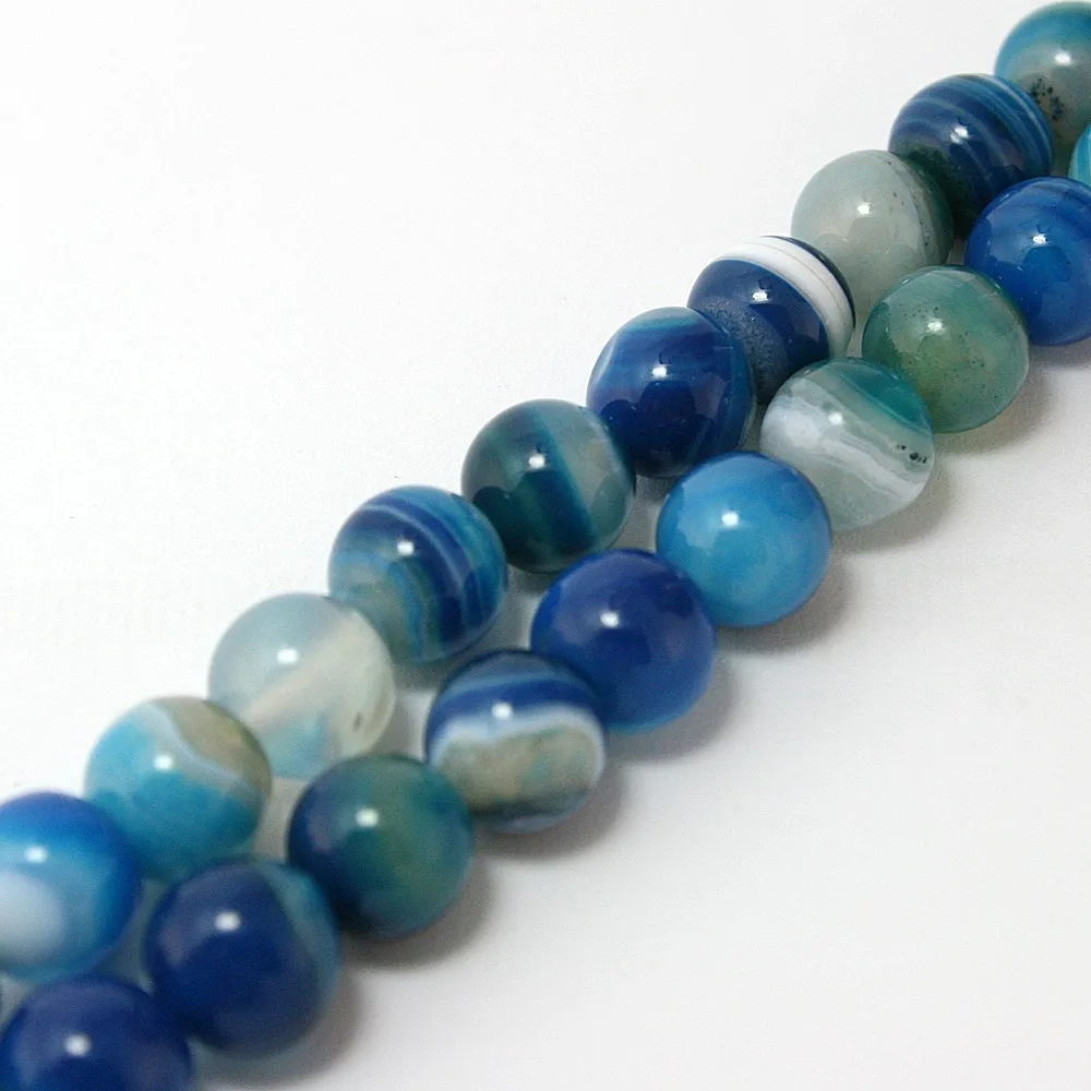 free-shipping-high-quantity-AAA-blue-stripe-Onyx-agate-Round-natural-stone-Loose-Beads-4Mm-6mm (3)