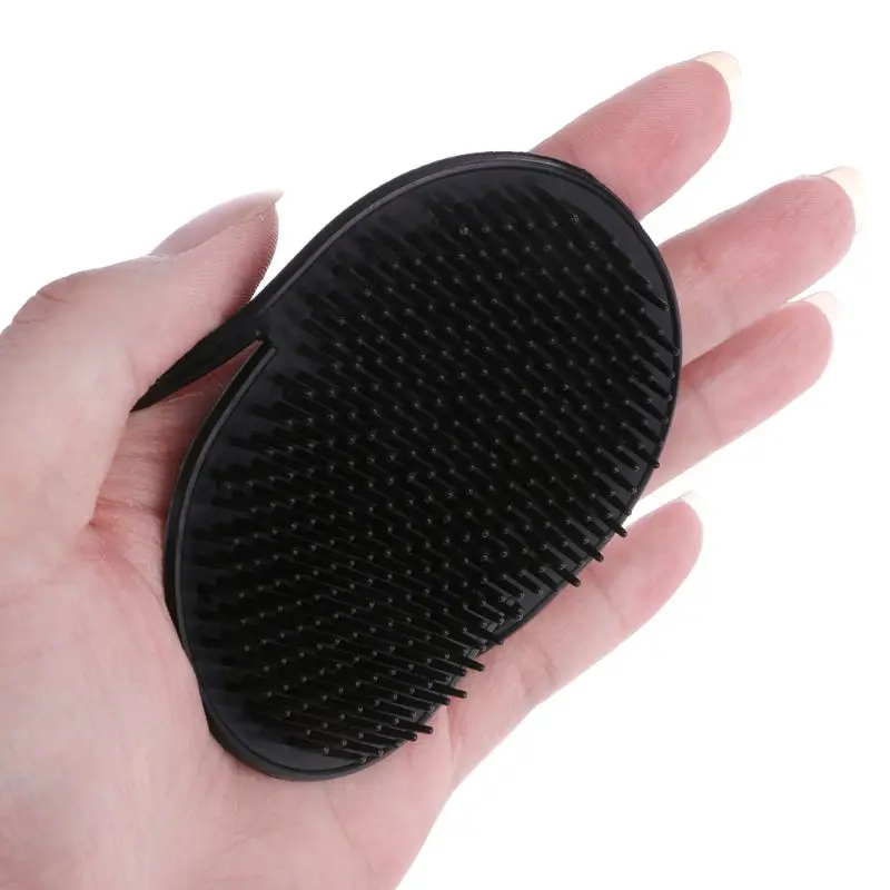 2 Pcs Pocket Travel Hair Comb Brush Men Beard Mustache Palm Scalp Massage Brush Black travel palm beach книга