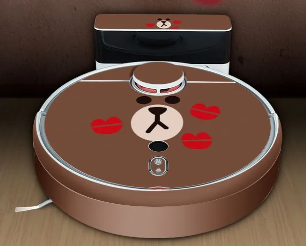 Skup Odkurzacz robot śliczne naklejki na xiaomi 1S odkurzacz automatyczny przylepna folia ochronna części do czyszczenia papieru akcesoria