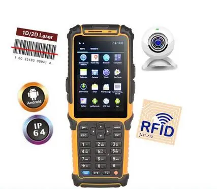 

IP64 waterproof and dustproof industrial pda rugged android phone barcode Rfid scanner module TS-901