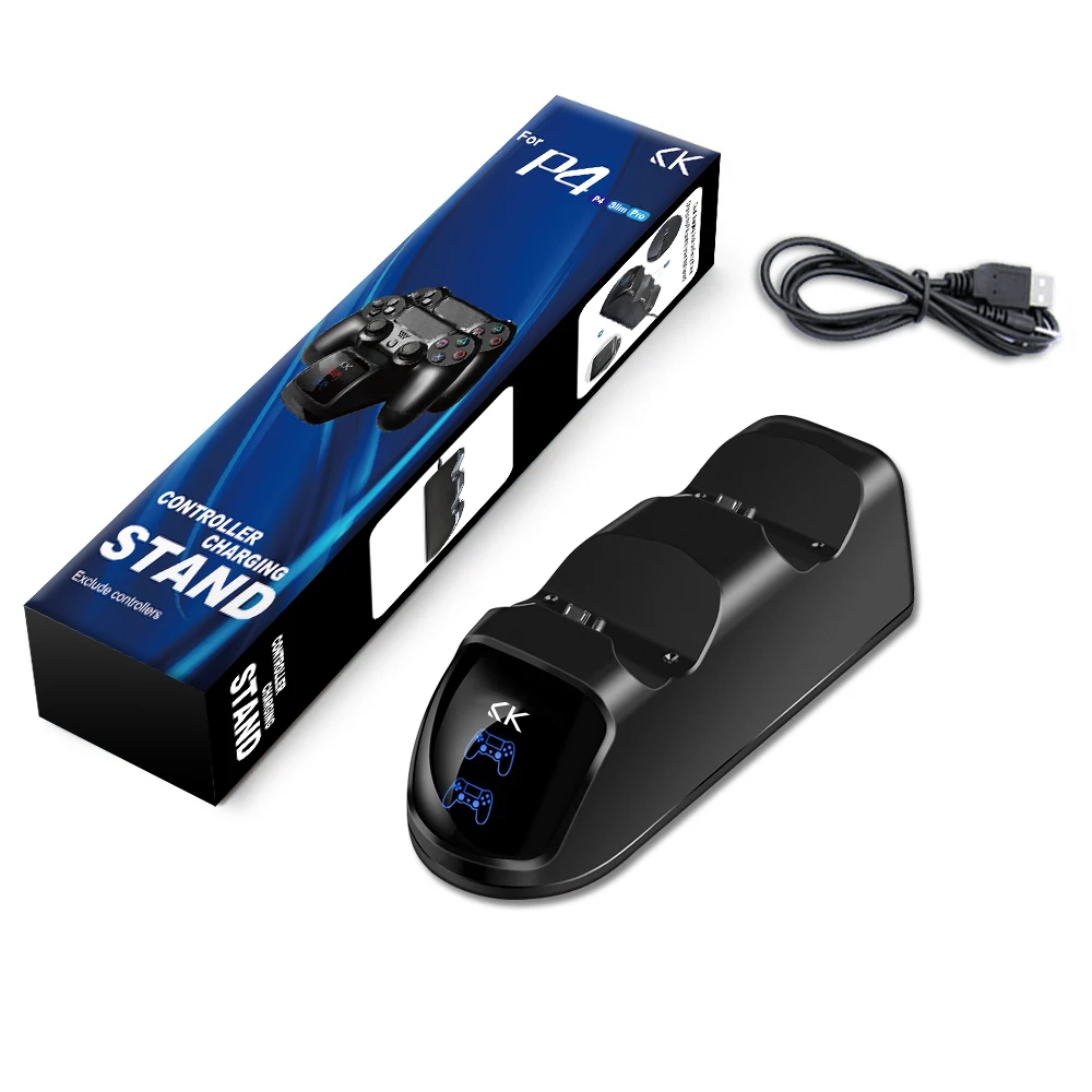 K ISHAKO для PS4 контроллер зарядное устройство DualShock 4 док станция зарядки с USB Playstation