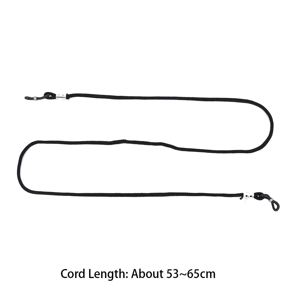 Multicolor Black Nylon Glasses String Cord Holder Sunglasses 12pcs/Lot for Tavel Eyeglasses Lanyard Neck Rope Strap glasses straps
