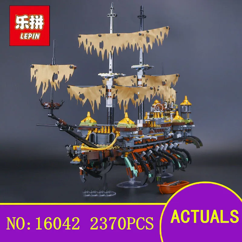

LEPIN 16042 2344Pcs Compatible Pirate of The Caribbean Mary Speed Set Children Building Blocks Bricks Children Toys 71042