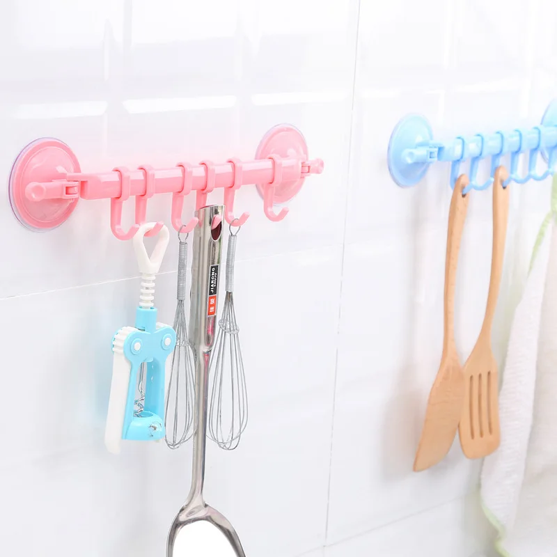 6 Hooks Movable Bathroom Hooks Storage Hanger Rack Sucker Suction Cup Hooks Kitchen Organizer Hanger Bathroom Accessories Set 6 Hooks Movable Bathroom Hooks Storage Hanger Rack Sucker Suction Cup Hooks Kitchen Organizer Hanger Bathroom Accessories Set