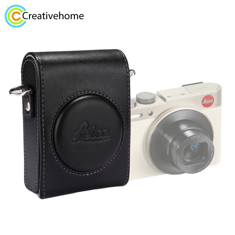 

PULUZ For Leica c Cover Full Body Camera PU Leather Case Bag with Strap for Panasonic LF1
