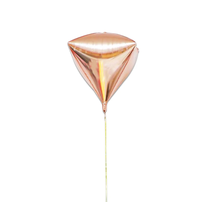1 шт. Алмазный воздушный шар розовое золото серебро 22 дюйма воздушный шар из фольги 4D Алмазная помолвка Свадебная вечеринка украшение мяч для взрослых поставка