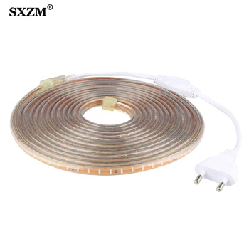 

SMD 3014 Flexible LED Strip Light Tape IP67 Waterproof Ribbon lighting AC220V 120leds/m Outdoor decoration for home Party Garden