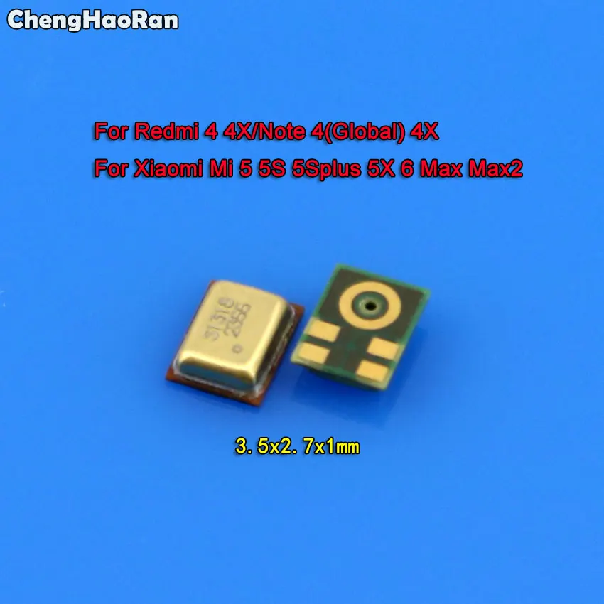 

ChengHaoRan Hot Speaker Microphone Inner MIC Parts For Xiaomi Mi 5 5S Plus 5X 6 Max Max2 For Redmi 4 4X/Note 4X 4 Global
