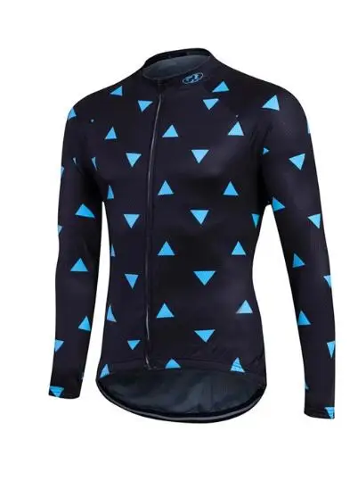 Скидка зима термальность флис трикотаж Спорт Ropa Ciclismo Invierno дышащий MTB длинным рукавом велосипедный костюмы и брюки - Цвет: Слоновая кость