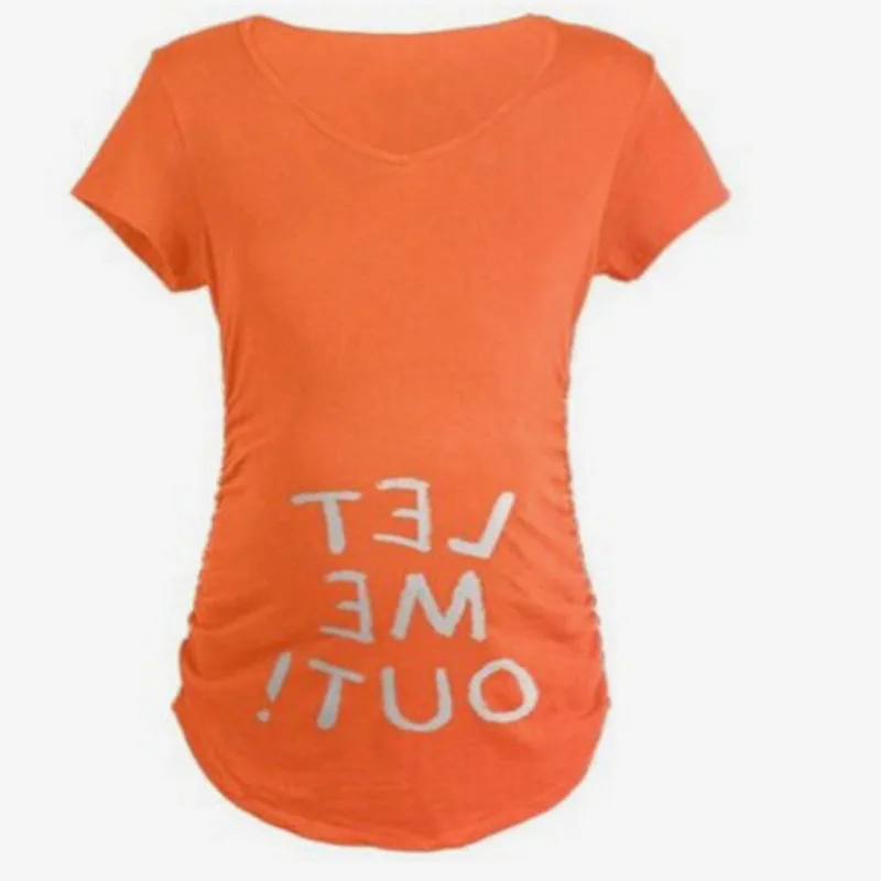 Модные детские футболки с 3D принтом для беременных женщин; повседневная одежда для беременных женщин; Хлопковые Платья - Цвет: 7