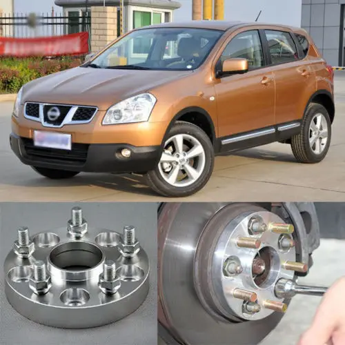 

4pcs New Billet 5 Lug 12*1.25 Studs Wheel Spacers Adapters For Nissan Qashqai