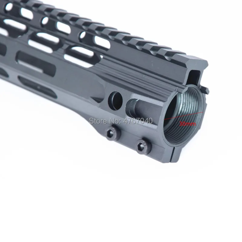 Mlok цевье рельсы один реечное трубчатое цевье AR 15 handguard Quad Rail для AEG M4 M16 AR15 для винтовки MLOK Handguard Охота стрельба