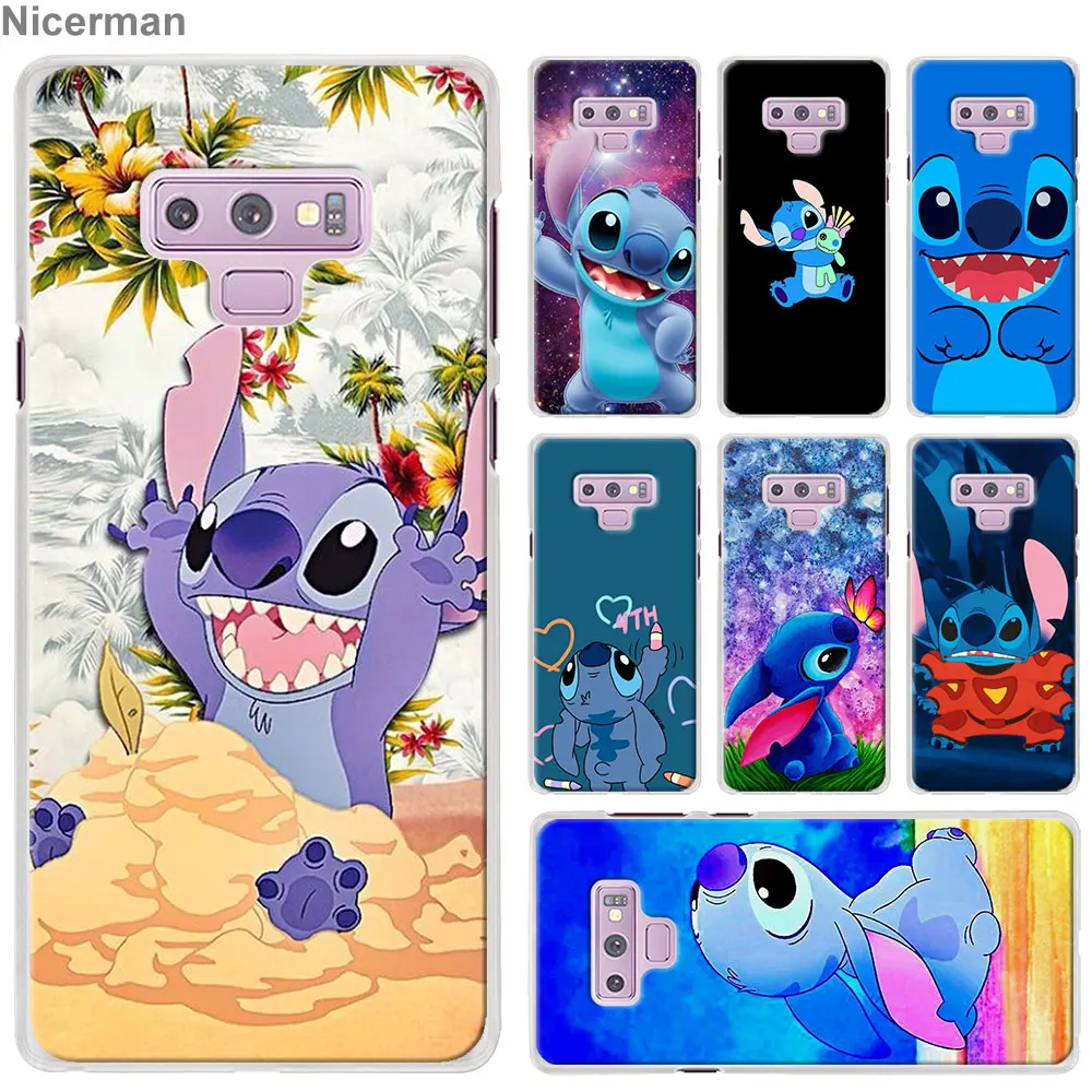 

Cute Lilo Stitch Case Cover for Samsung Galaxy Note 9 Note 8 S8 S9 S10 Plus S10e A50 A70 Phone Case Coque