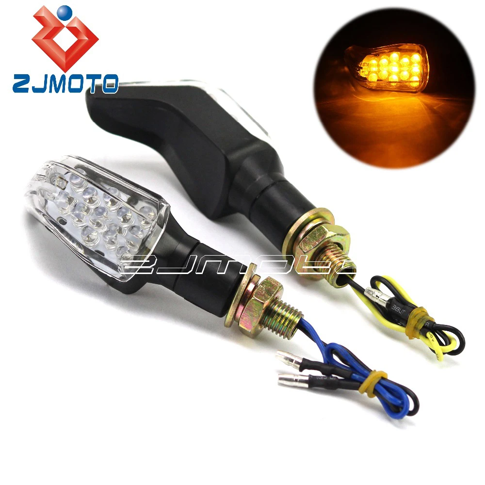 

Motorcycle LED Turn Signals Blinker Indicator Lights For Honda CB600F CB 600 900 Hornet 10mm Turn Signal Lights