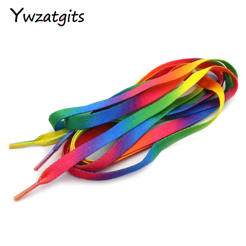 flat colored shoelaces