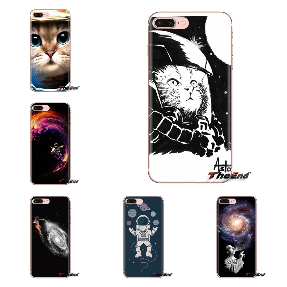 For Samsung Galaxy J1 J2 J3 J4 J5 J6 J7 J8 Plus 2018 Prime 2015 2016 2017 Silicone Phone Cover Bag space cat Spaceship Astronaut |