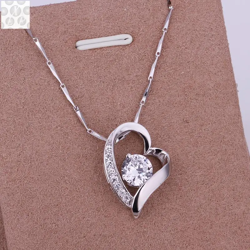 P015 Elegant nickel free silver plated imitation pendant jewelryin