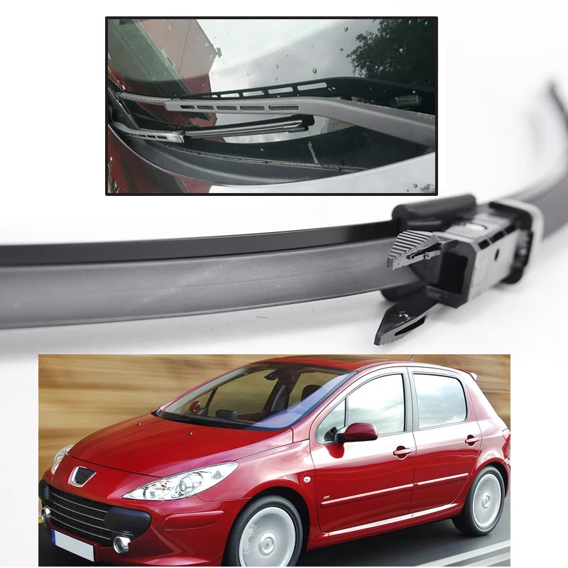 Misima 28 &quot26&quot 14 &quotЛобовое стекло стеклоочистителей для Peugeot 307 2005 2006 2007 Передний