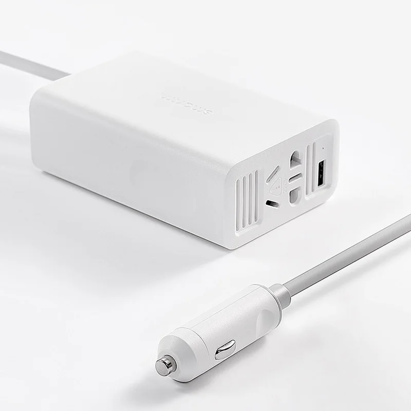 Автомобильный инвертор Xiaomi Mijia Smartmi 12 В в 220 USB многофункциональный быстрая