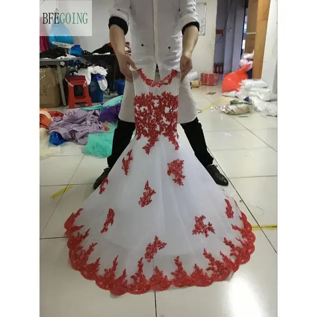Ruby Red Flower Girl Dresses