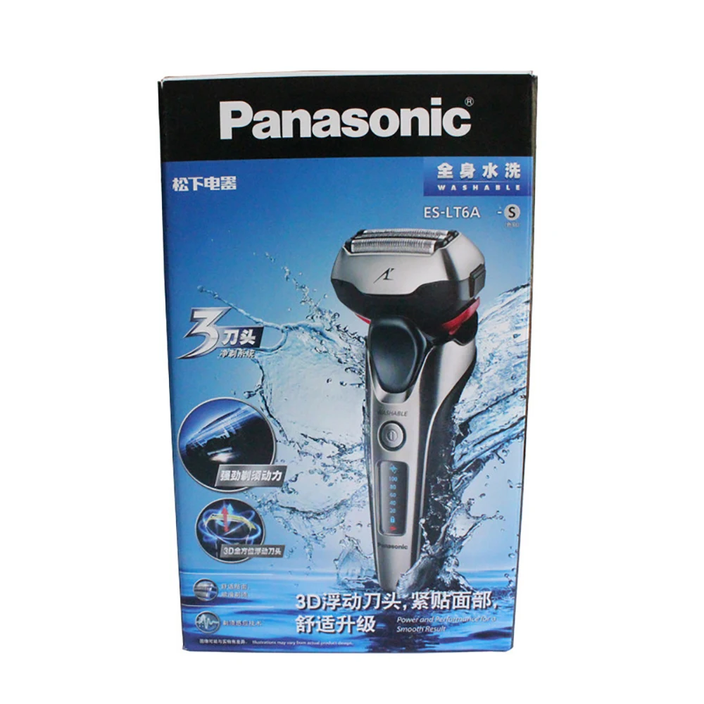 Panasonic LAMDASH линейный мужские Перезаряжаемые бритва ES LT6A с всенаправленный 3D